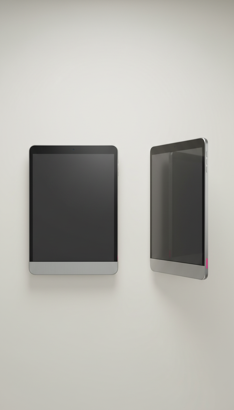 Smart Tablet with Seamless Glass